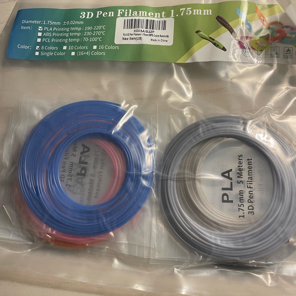 3D pen filament 1.75mm